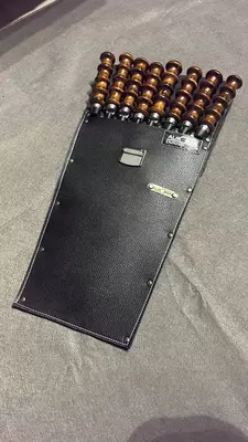 Чехол из кожи (подарочный) для шампуров с ручкой