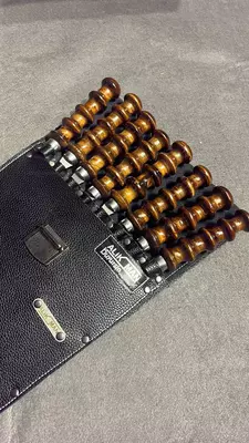 Чехол из кожи (подарочный) для шампуров с ручкой