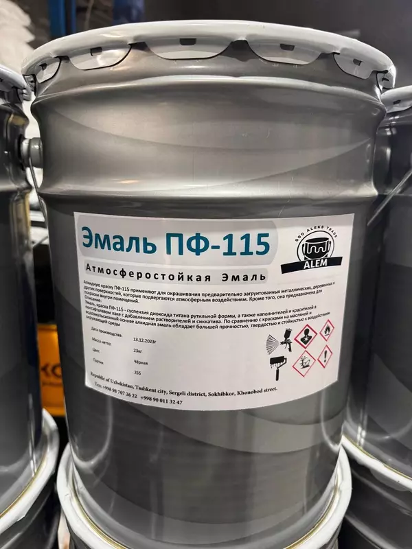 Эмаль Грунтовка OSIYO Эмаль ПФ-115 - 25 000 сум