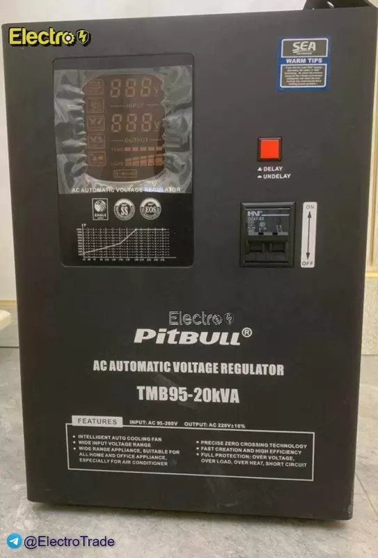 Стабилизатор напряжения 20KVA HN/Pitbull