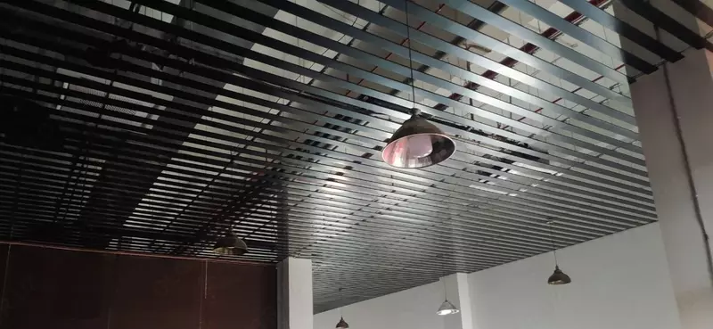 Реечный потолок из алюминия №1