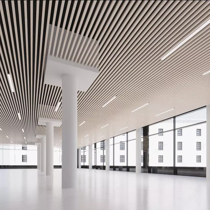 Алюминиевые профили для подвесных потолков «РЕЕЧНЫЕ» 85×120мм - по запросу