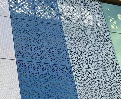 Перфорированные фасадные панели (плоские листы) - Цена по запросу