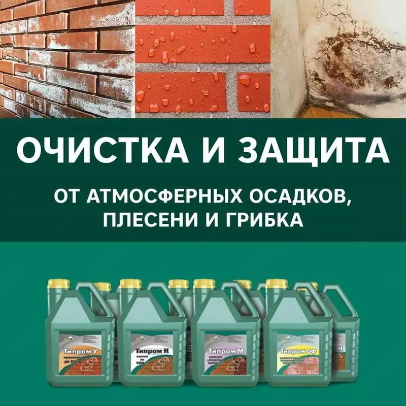Очиститель фасадов Типром ОФ ( средство от высолов )