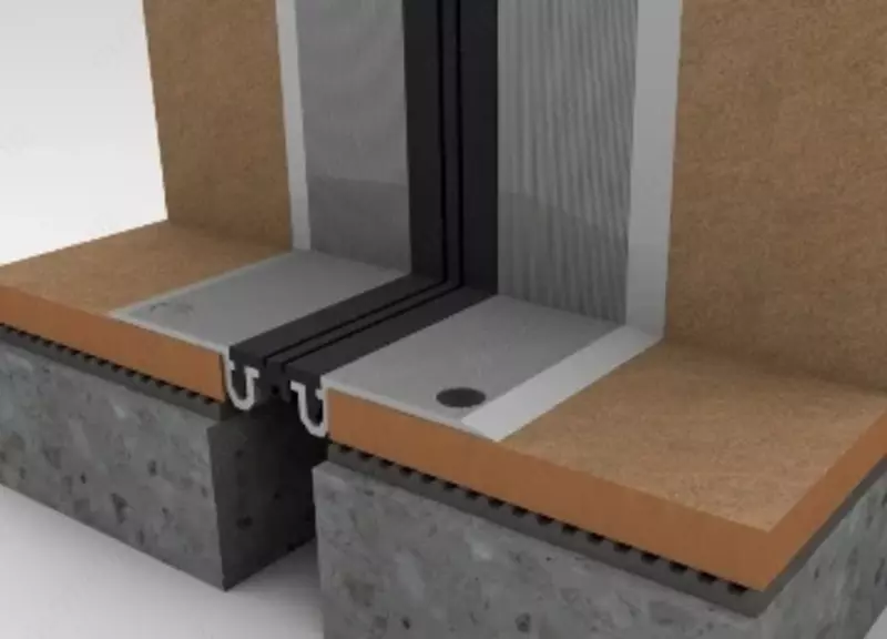 Профили для деформационных швов АКВАСТОП тип ДПС - 0 / 050 - AA OOO UNIVERSAL PLAST MONTAJ ENGINEERING