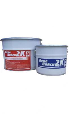 ПенеПокси 2К Двухкомпонентный эпоксидный клей Клей при полимеризации образует твердый и прочный материал. Применяется в комплексе с лентой ПенеБанд С.