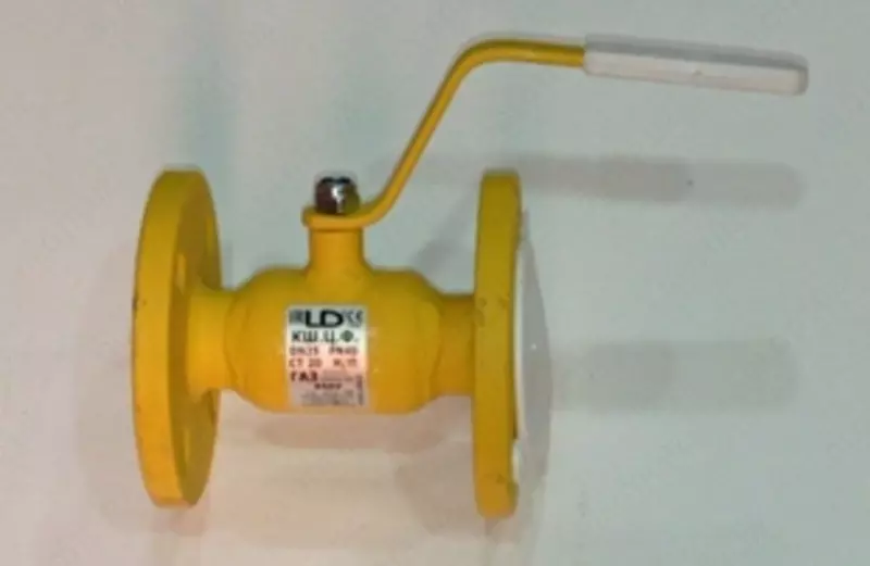 Кран шаровой фланцевый для газа Ду25 PN40 LD PRIDE (Россия)
