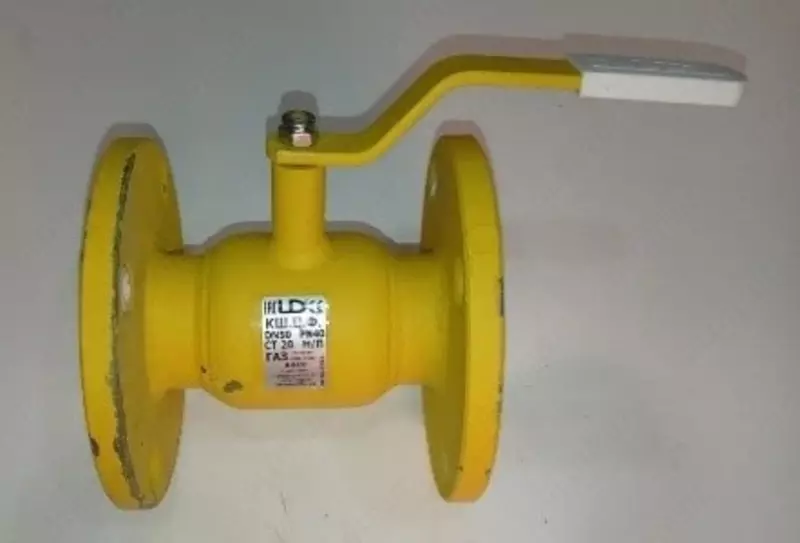 Du50 PN40 LD PRIDE gaz uchun gardishli sharli klapan (Rossiya)