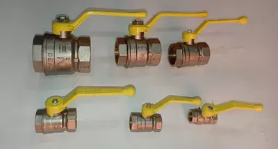 Du 50 PN25 LD PRIDE gaz uchun guruch sharli klapan