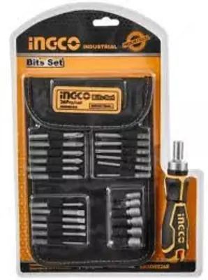Отвертка с набором насадок и головок 26 шт INGCO HKSDB0268 INDUSTRIAL