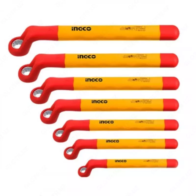 Набор диэлектрических накидных ключей 7 шт. INGCO HKISPA0702 INDUSTRIAL