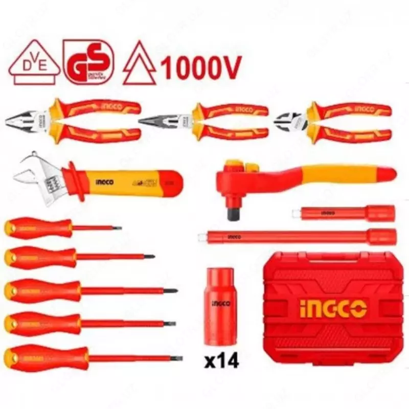 Набор диэлектрического инструмента 26 шт. INGCO HKITH2601