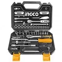 Набор торцевых головок с трещоткой 1/4" INGCO HKTS14451 INDUSTRIAL