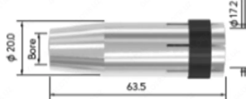 24KD, Сопло к сварочной горелке 1,3мм