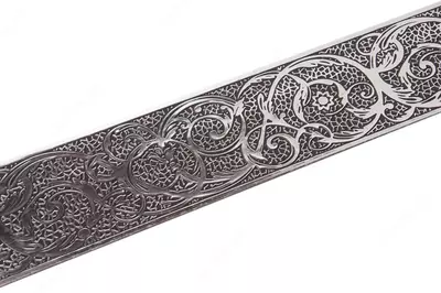 планка декоративная Вензель серебро шоколад - Цена по запросу