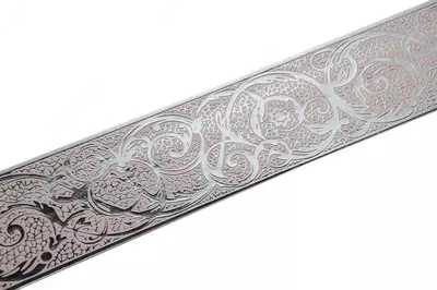 планка декоративная Вензель серебро светло-розовый - Цена по запросу