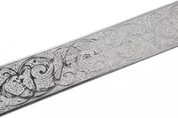 планка декоративная Вензель серебро слоновая кость - по запросу