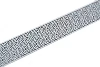 планка декоративная Арабеска белый с черным - по запросу