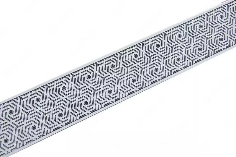 планка декоративная Арабеска белый с черным - по запросу