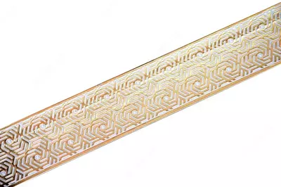 планка декоративная Арабеска золото белый - Цена по запросу