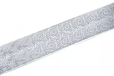 планка декоративная Арабеска серебро белый - Цена по запросу