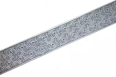 планка декоративная Арабеска серебро графит - Цена по запросу