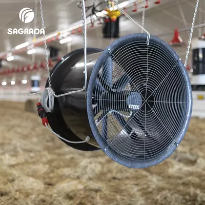 Рециркуляционный вентилятор для птичника