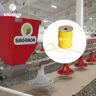 Besleme liniyasini osib qo'yish uchun neylon arqon