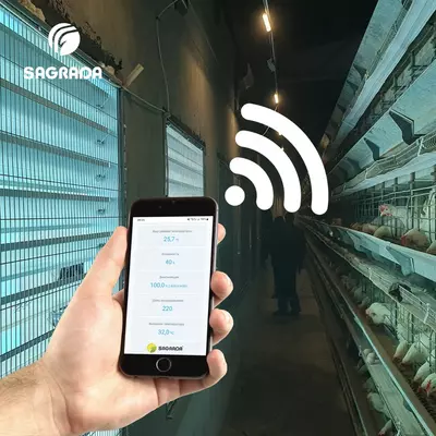 Tuxum qo'yadigan tovuqlar uchun masofadan boshqariladigan shamollatish uskunalari