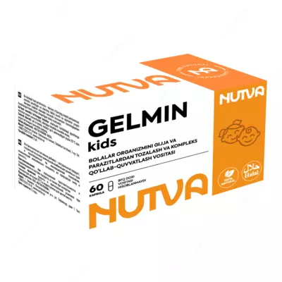 Nutva Gelmin Kids – bolalar organizmini gijjalar va parazitlardan himoya qilish