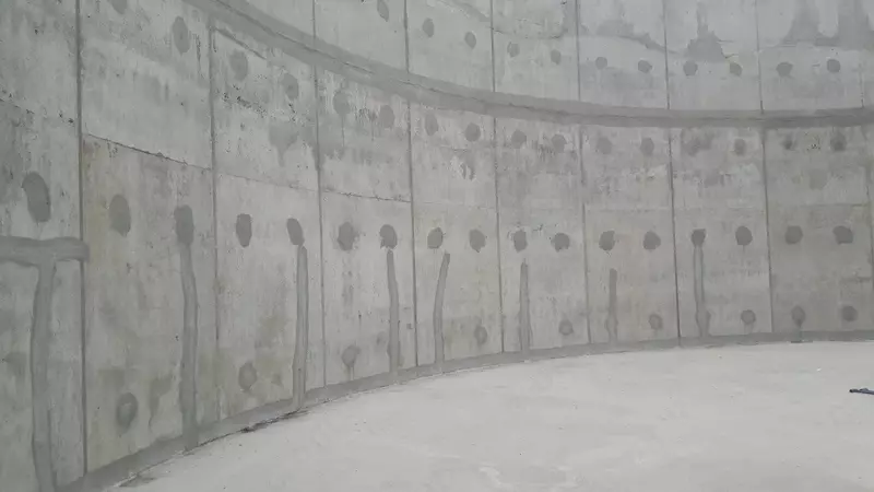 Гидроизоляция отверстия от демонтажа опалубки с материалами Пенетрон OOO PENETRON TASHKENT