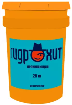 Gidroizolyatsiya Hydrohit penetratsion beton sirt qoplamasi uchun