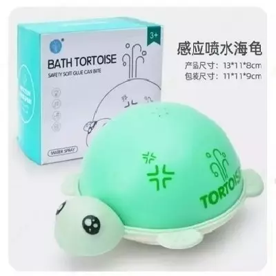 Avtomatik elektr bolalar o’yinchoqlar vanna va Suv havuzlar uchun suv puflagichli toshbaqa o’yinchoqlari