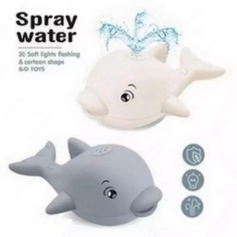 от {0} сум Автоматический электрическаятигрушка для детей индукционный с разбрызгиванием воды для ванн дельфин с музыкой