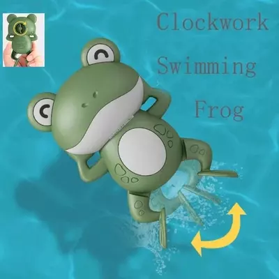 bolalar o’yinchoqlar yozgi susuvchi vanna va Suv havuzlar uchun soat mexanizmi burash kerak hayvon shaklidagi qurbaqa o’yinchoqlari