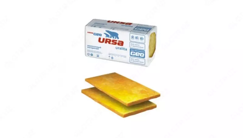 Тепло-звукоизоляционные плиты URSA GLASSWOOL П-15 1250х600х50мм (15 25м2)
