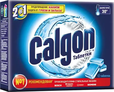 CALGON Средство для смягчения воды 12 таблеток 2in1