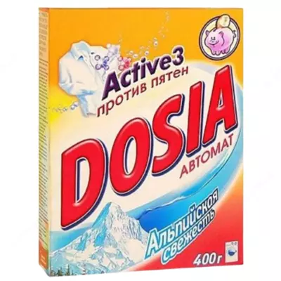 Синтетический порошок DOSIA Автомат Альпийская свежесть (400гр) - 6 500 сум от 50 шт.