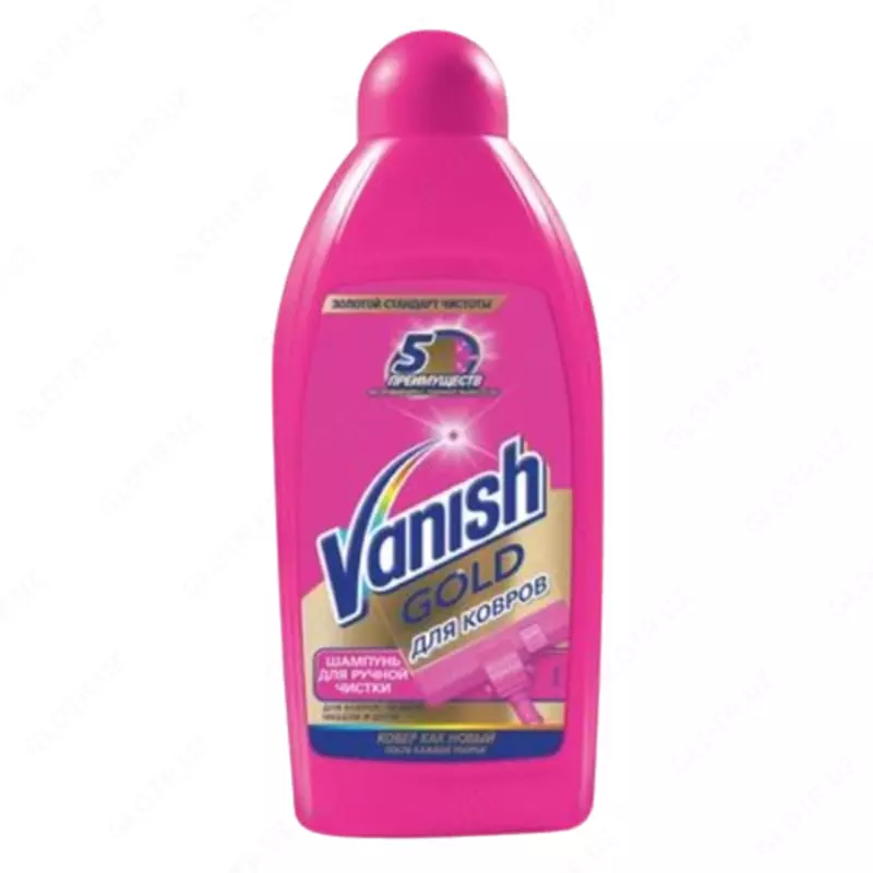 VANISH GOLD Cредство чистящее для ковров шампунь для ручной чистки (450мл)