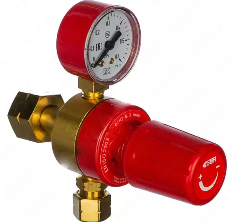 Редукторы давления (регулятор расхода газа) пропановый. Редуктор Пропан Красс БПО 5-3 мини - от {0} сум