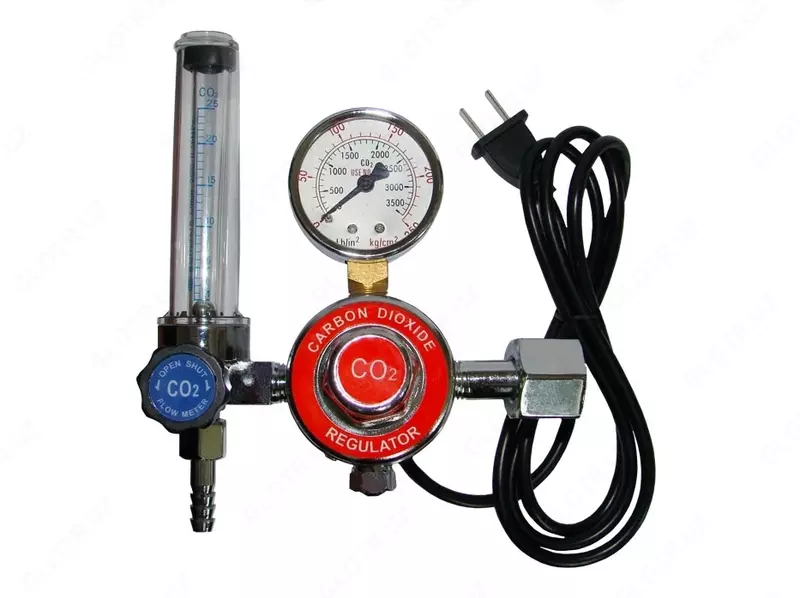Regulyator (reduktor) argon / karbonat angidrid (isitish) karbonat angidrid - argon AR - CO2 36V/220V