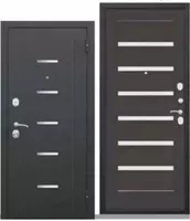   Входная дверь Феррара Муар (лиственница беж/темный кипарис/ольха)