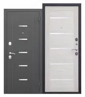 Входная дверь Гарда Муар (лиственница беж/темный кипарис/лиственница мокко)