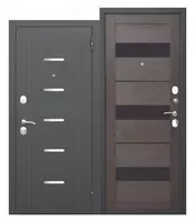   Входная дверь Гарда Муар (лиственница беж/темный кипарис/лиственница мокко)