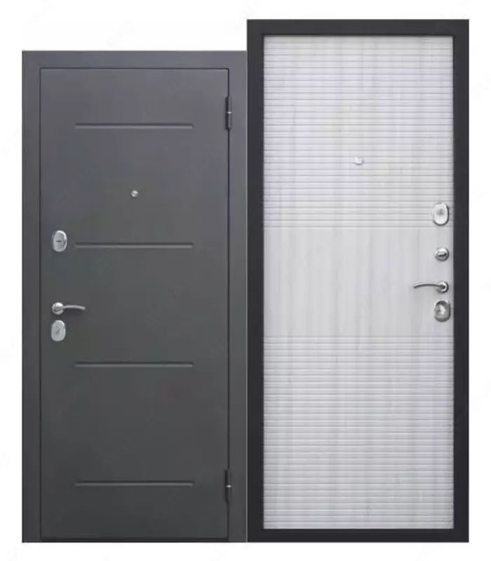 Входная дверь Гарда Муар (Белый Ясень/Венге Тобакко)