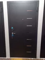 Входная дверь Стройгост 5-2 Муар  Лиственница беж