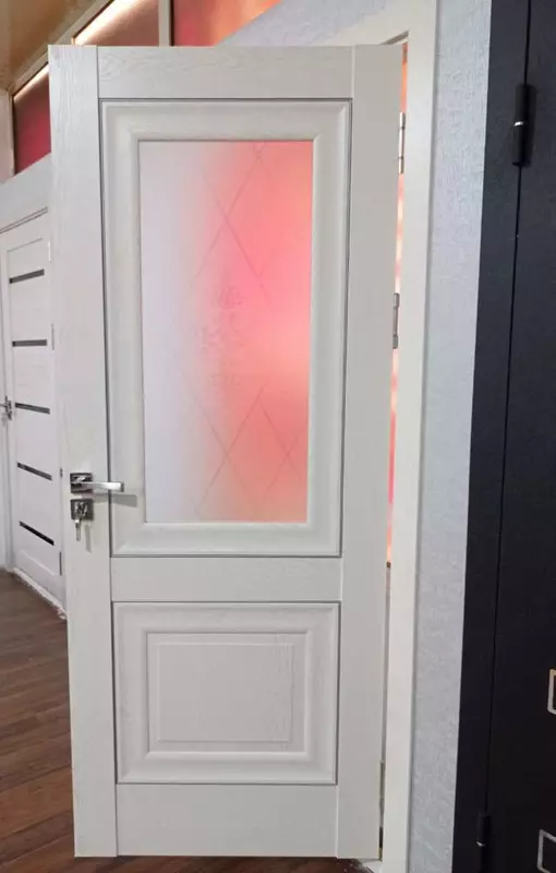 Межкомнатная дверь МДФ. Модель №62  Дуб Айвори