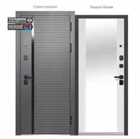 Kirish eshiklari Luxor 2 MDF Gorizontal Mirror