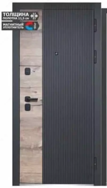 Kirish eshigi "Luxor 2" MDF eman Vertical NEO (Rossiya) - 5 400 000 so'm