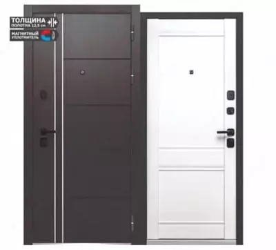 Входная комбинированная дверь "Luxor 2" МДФ Молдинг (Россия) АКЦИЯ!